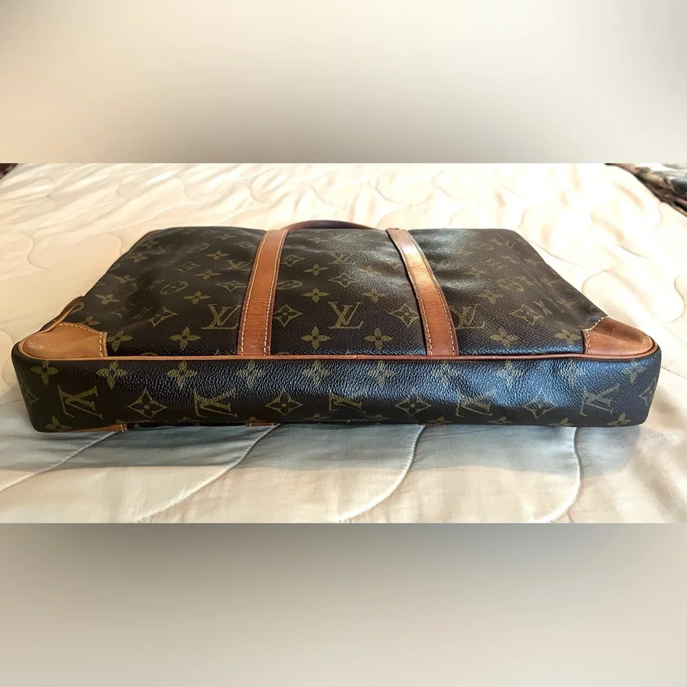 Louis Vuitton Porte Documents Voyage Monogram Briefcase Authentic - Picture 9 of 16